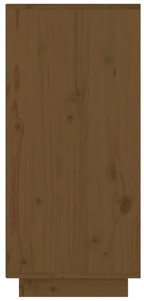 Armário consola 60x34x75 cm pinho maciço castanho mel