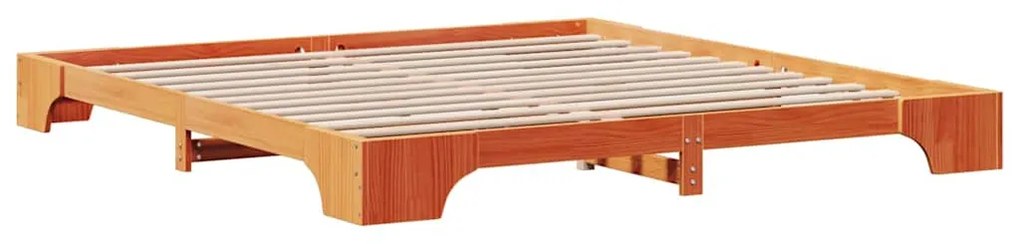 Cama de Pinho Maciço Castanho 180 x 200 cm