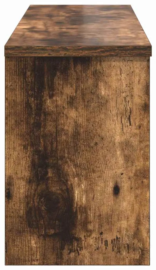 Cabideiro de Parede Carvalho fumado 80 x 20 x 30 cm
