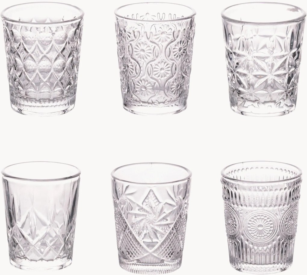 Copos de licor Geometric, conjunto de 6