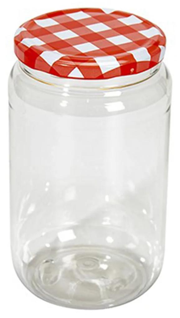 Frasco Plástico Vichy Vermelho 750ml 8.5X14.5cm