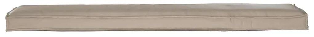 Cushion para Banco Taupe 180x40x8 cm em Tecido Oxford