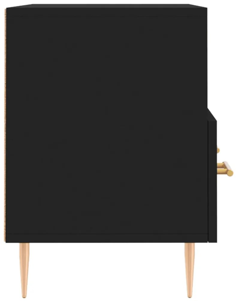 Móvel p/ TV 80x36x50 cm derivados de madeira preto