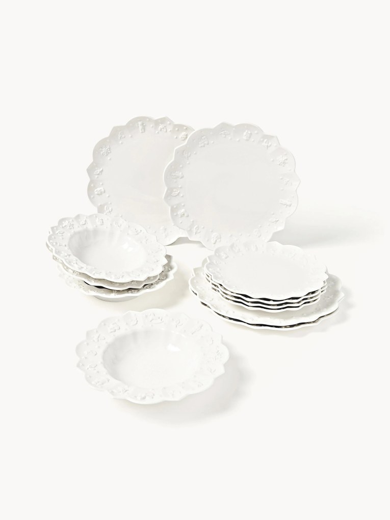 Porcelain Tableware Set Toy's Delight, 4 People, Set of 12