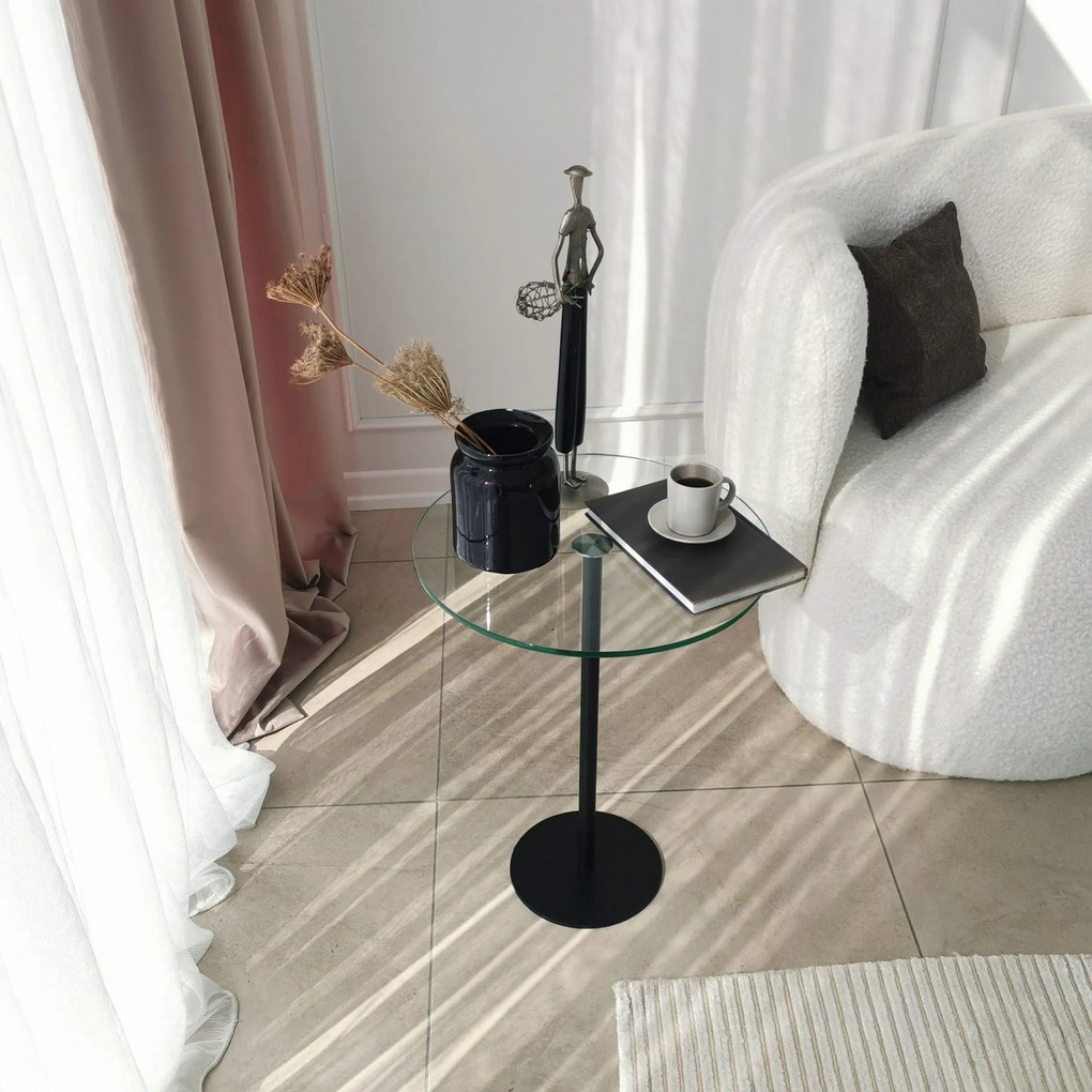 Mesa de Centro Social – Preto – 40x50x40 cm