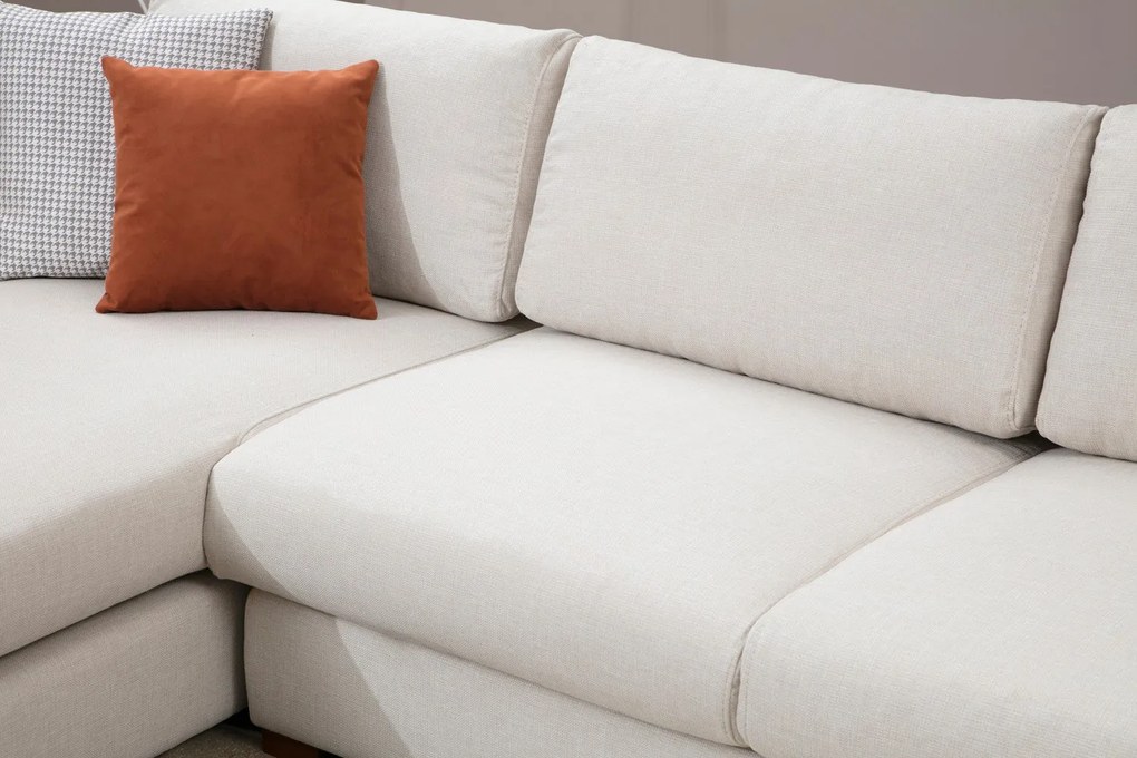 Sofá de Canto Loop - Branco - 312 cm x 194 cm