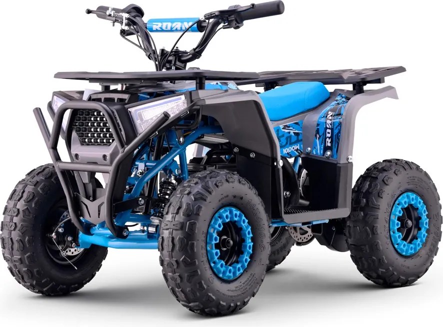 MINI MOTO 4 PARA CRIANÇAS electrica BULL 1000W Azul