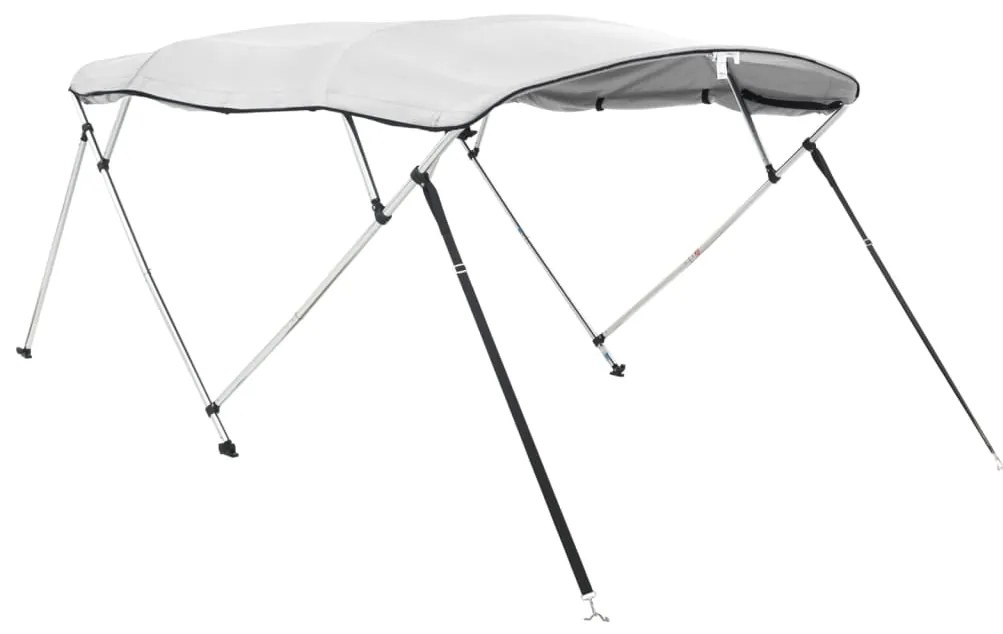 Toldo de 4 arcos Bimini c/ paredes laterais 243x(200-213)x137cm