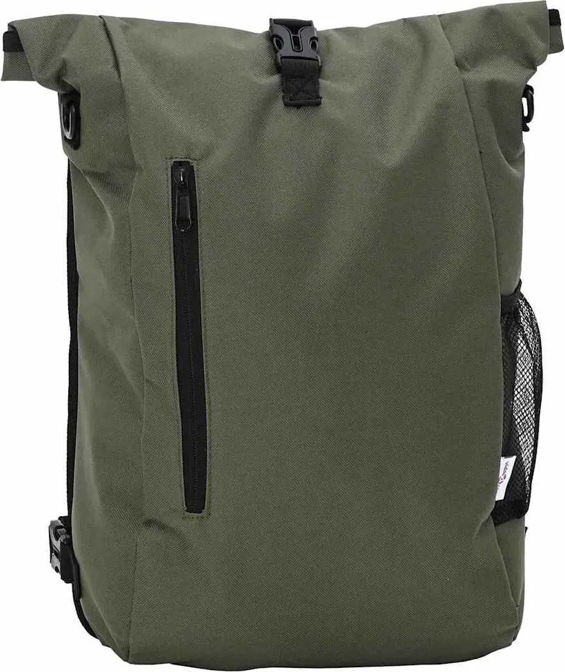 vidaXL Bolsa de Bicicleta Verde-azeitona 31 x 13 x 58 cm Poliéster