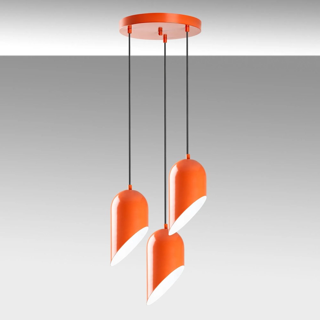Chandelier Kesik – Laranja – Ø40 cm