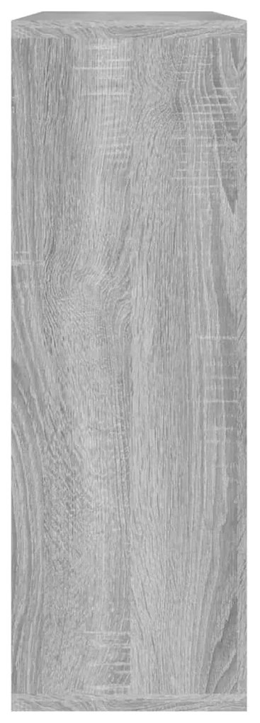 Estante 104x20x58,5 cm derivados de madeira cinzento sonoma