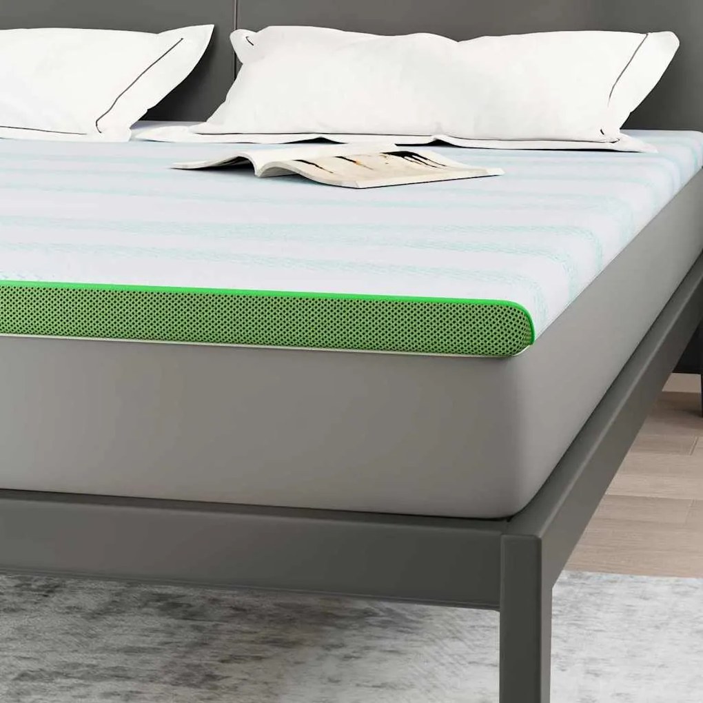 Protetores de Colchão Outros Branco e Verde 200 x 200 cm
