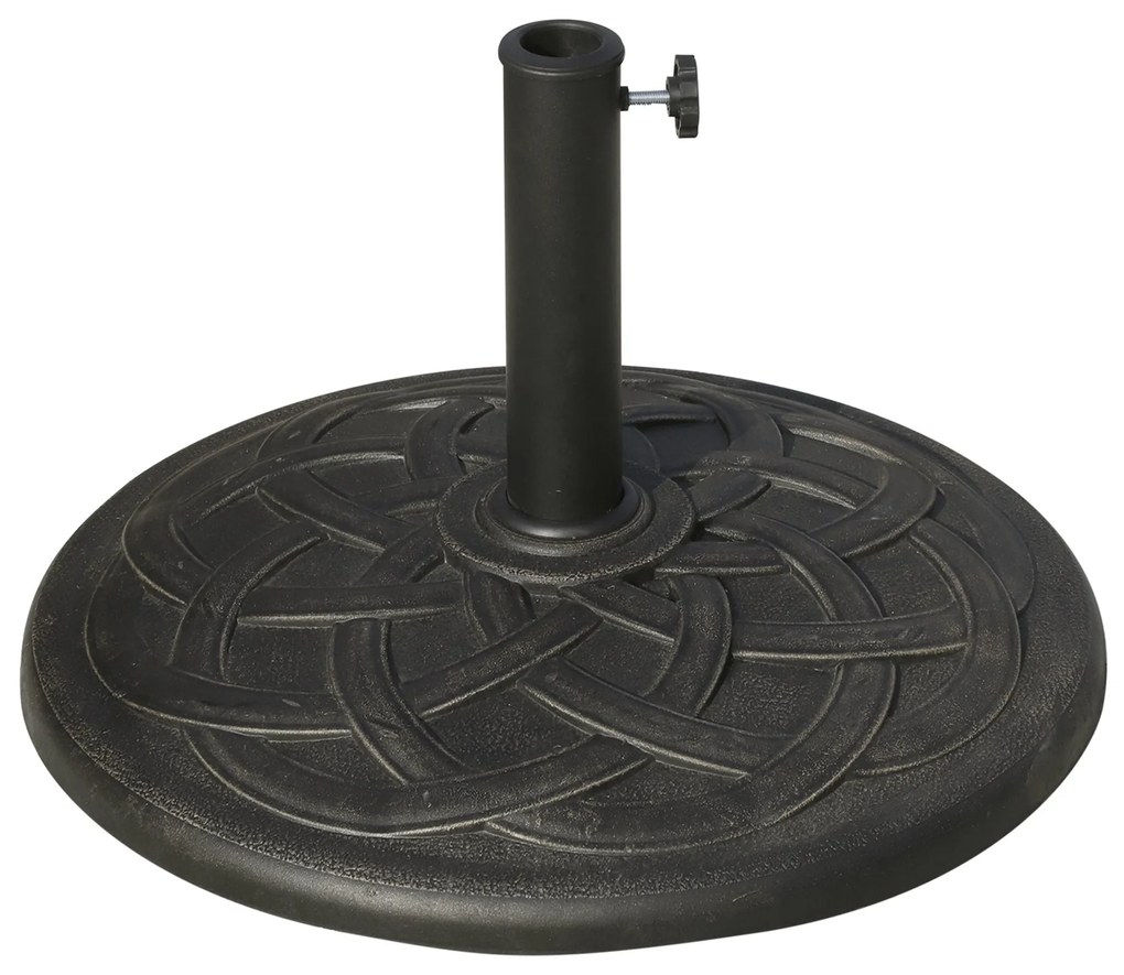 Base para Chapéu de Sol Suporte para Chapéu de Sol de Resina para Jard
