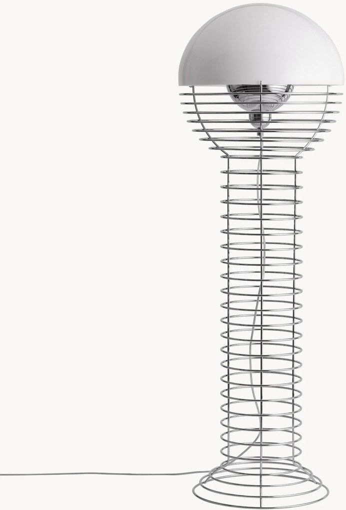 Candeeiro de pé pequeno Wire, Design Verner Panton