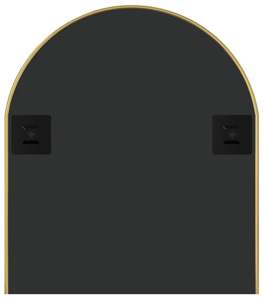 Espelho de parede 100x45 cm oval dourado