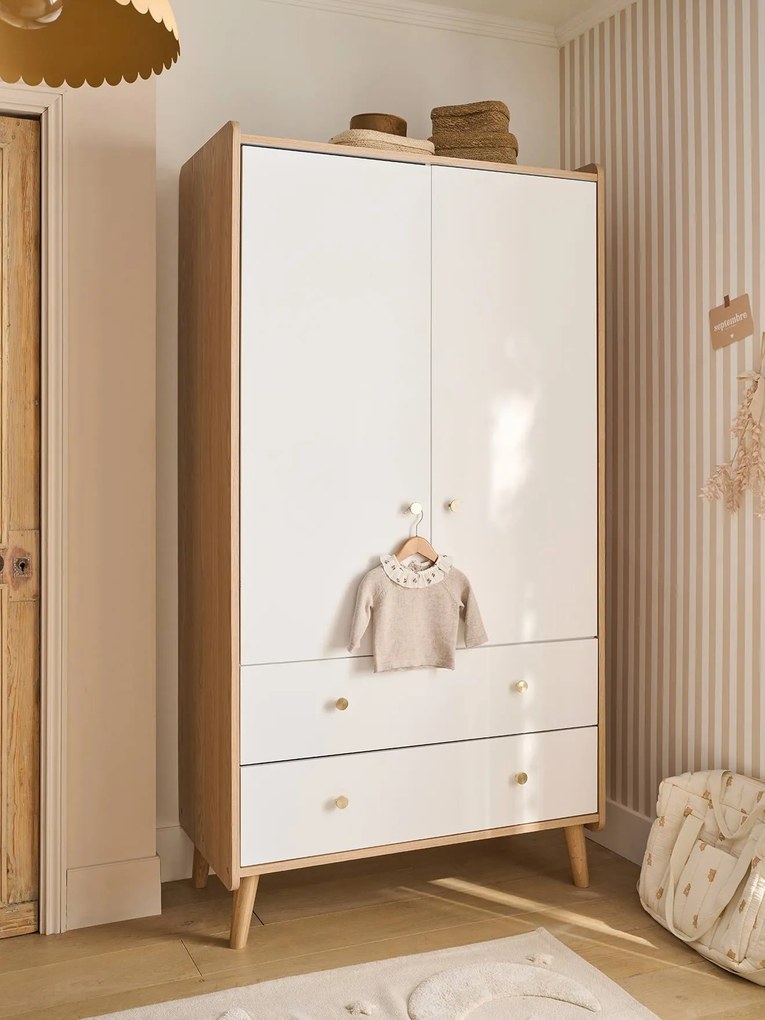 Roupeiro de 2 portas, Moonlight branco