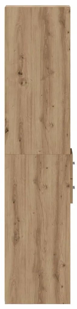 Estante Alta Artisan Carvalho 30x42,5x185 cm Madeira Engenharia