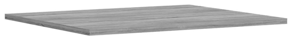 Prateleiras de parede 4pcs derivados de madeira cinzento sonoma