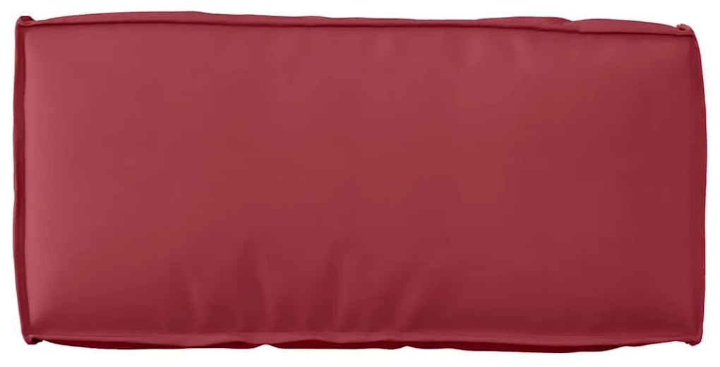 Conjunto de Almofadas Pallet - 2 Peças em Vermelho Vinho, Tecido Oxfor