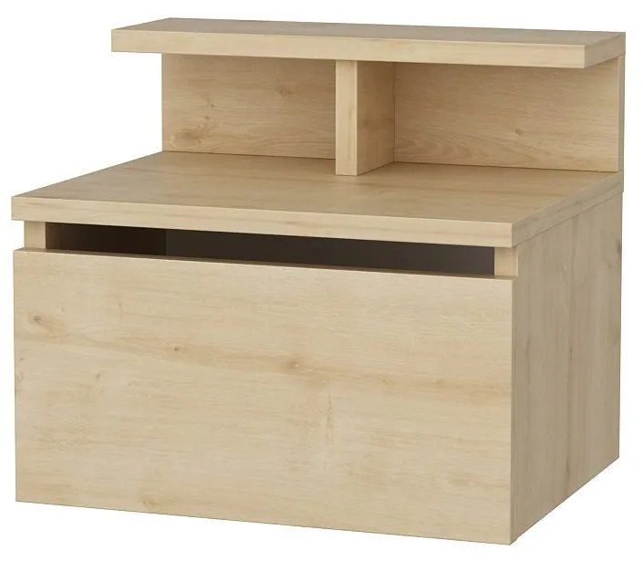 Mesa de Cabeceira Alice – Carvalho – 39,8x31,9x35 cm