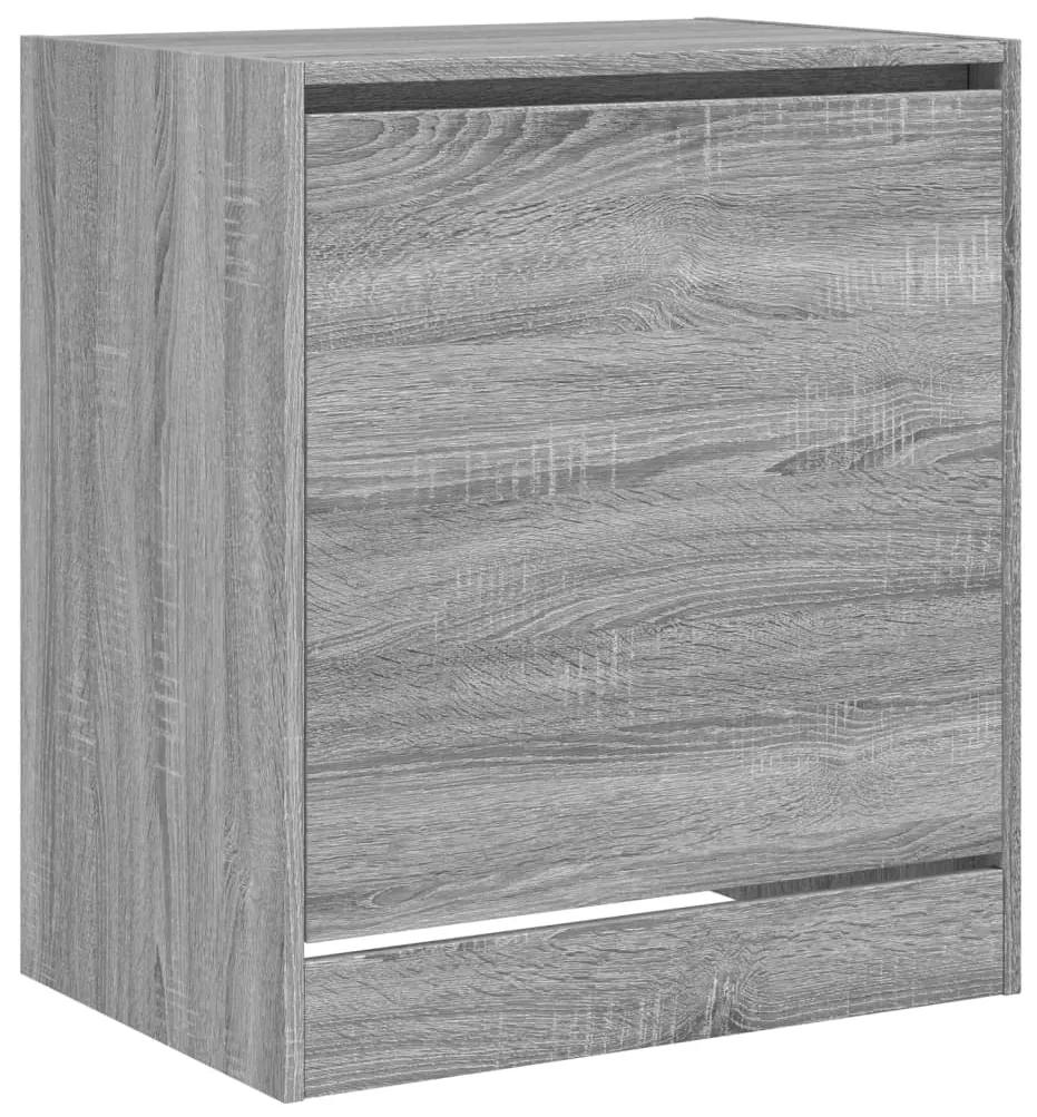 Sapateira 60x42x69 cm derivados de madeira cinzento sonoma