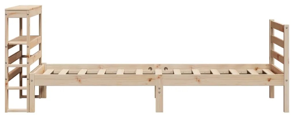 Cama sem colchão 100x200 cm madeira de pinho maciça