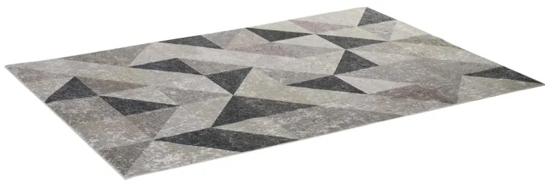Tapete Geo Cinza - 230x160cm - Design Moderno