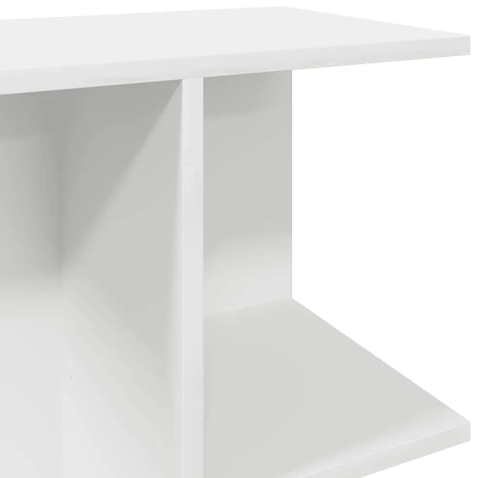 Mesas cabeceira 2 pcs 46,5x29x61 cm derivados de madeira branco