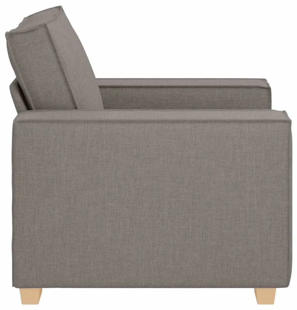 Sofá-cadeira Taupe 60 cm Tecido