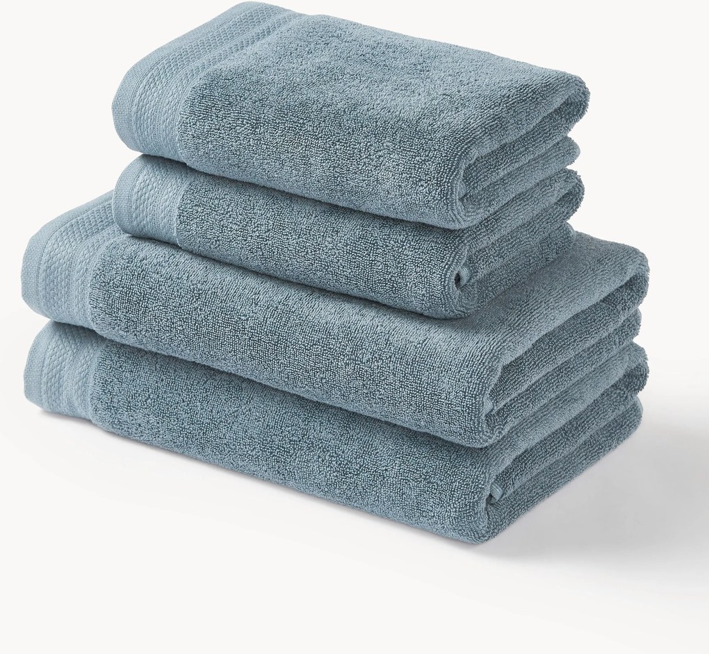 Conjunto de toalhas em algodão orgânico Premium, vários tamanhos