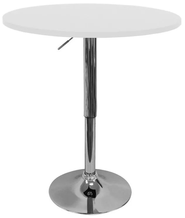 Mesa Zilix Redonda 80 cm - Branco