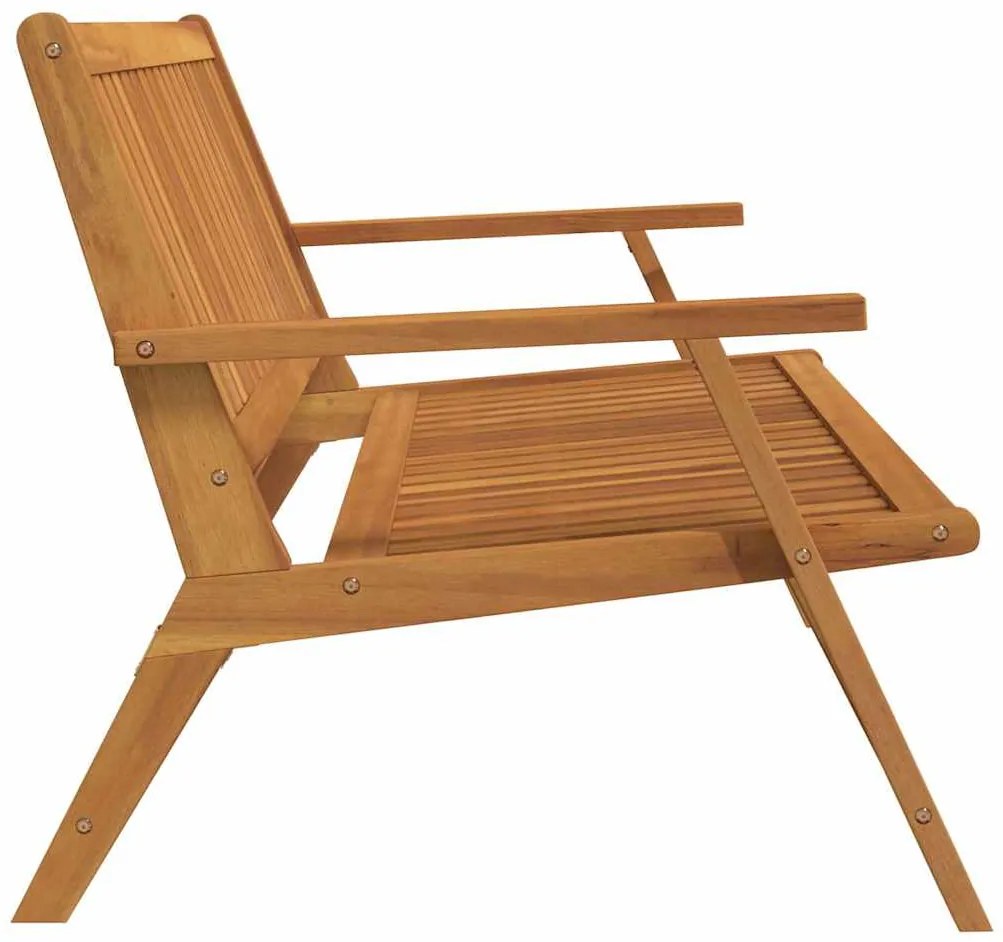 Banco de Jardim 122,5 x 77 x 74 cm em Madeira de Acácia Sólida.