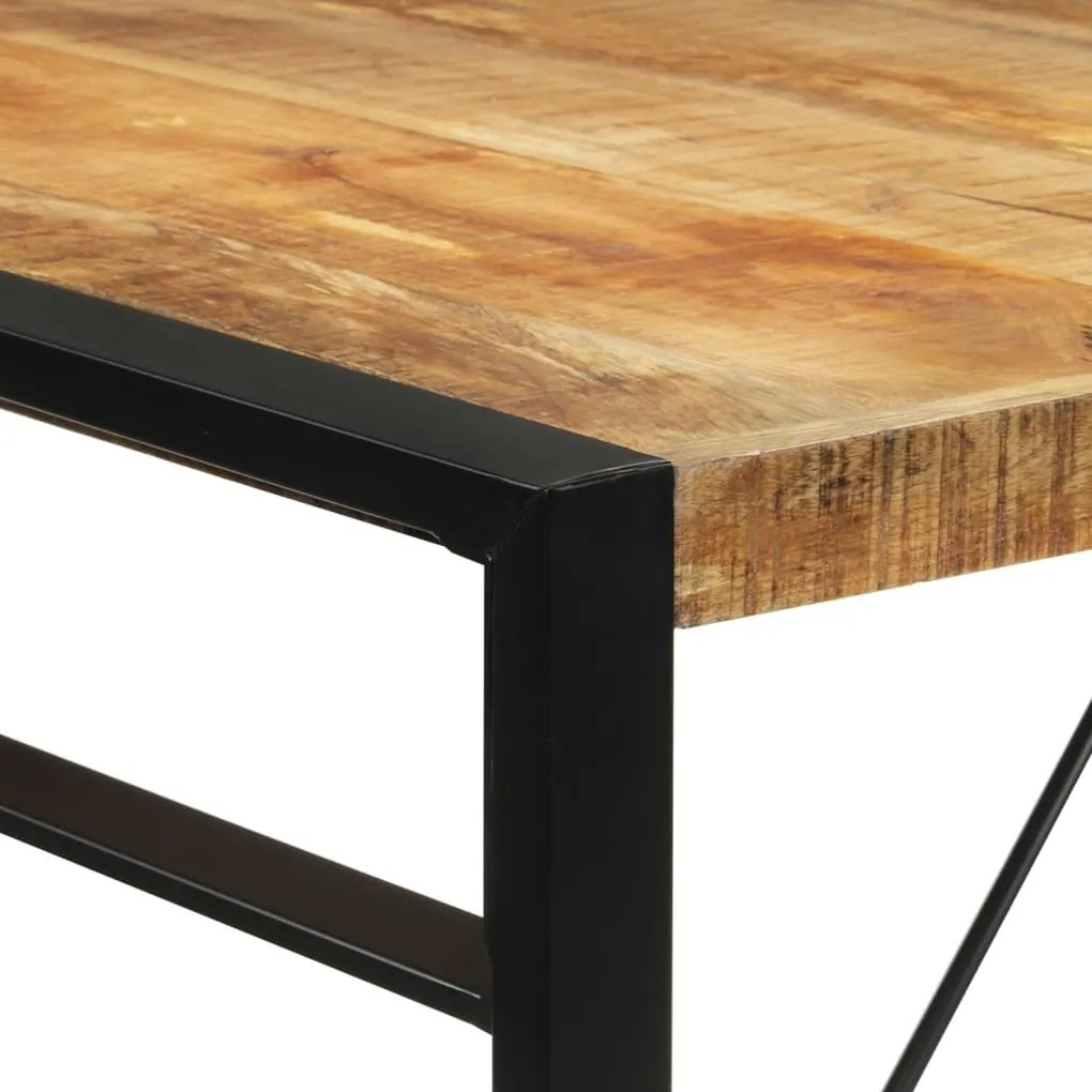 Mesa de bar 175x90x110 cm madeira de mangueira áspera maciça