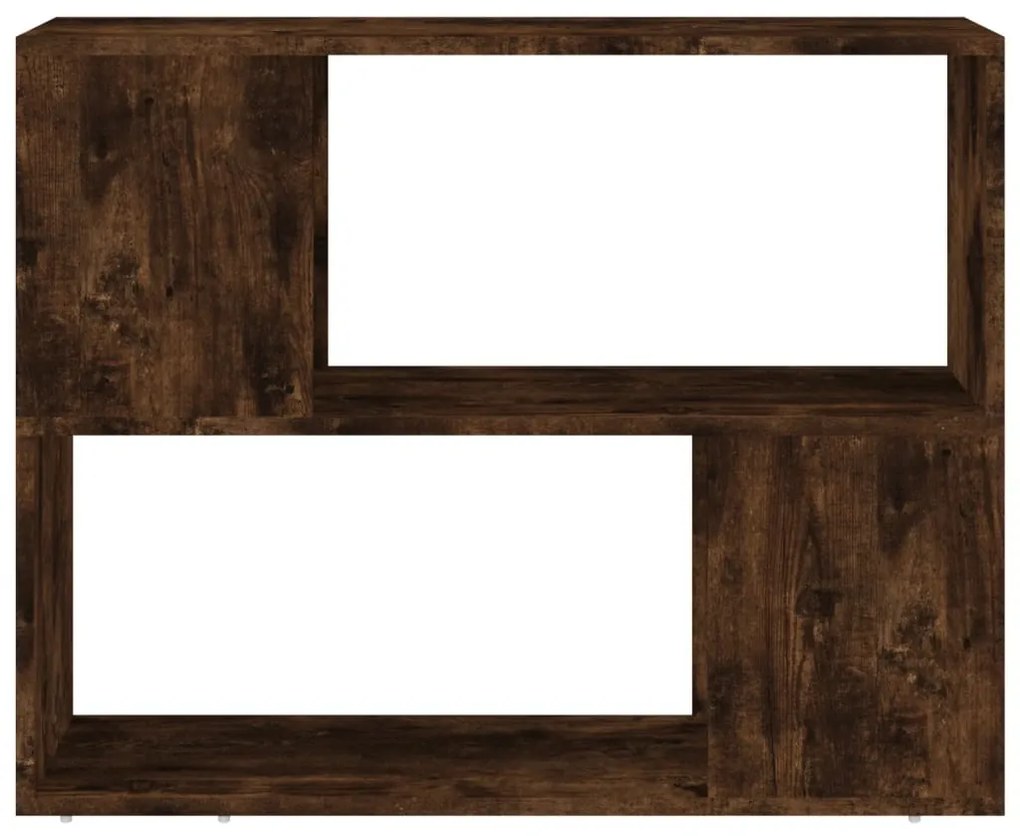 Estante/divisória 80x24x63 cm carvalho fumado