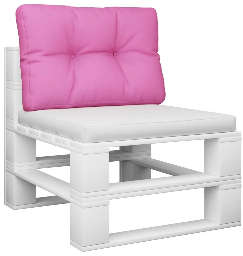 Almofadão paletes 60x40x12 cm tecido rosa