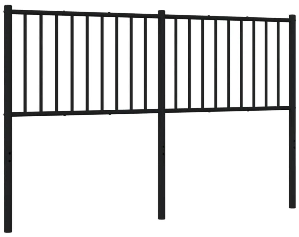 Cabeceira de cama 160 cm metal preto