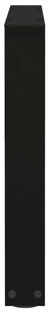 Pés para mesa de centro em V 2 peças preto 60x(42-43,3) cm aço