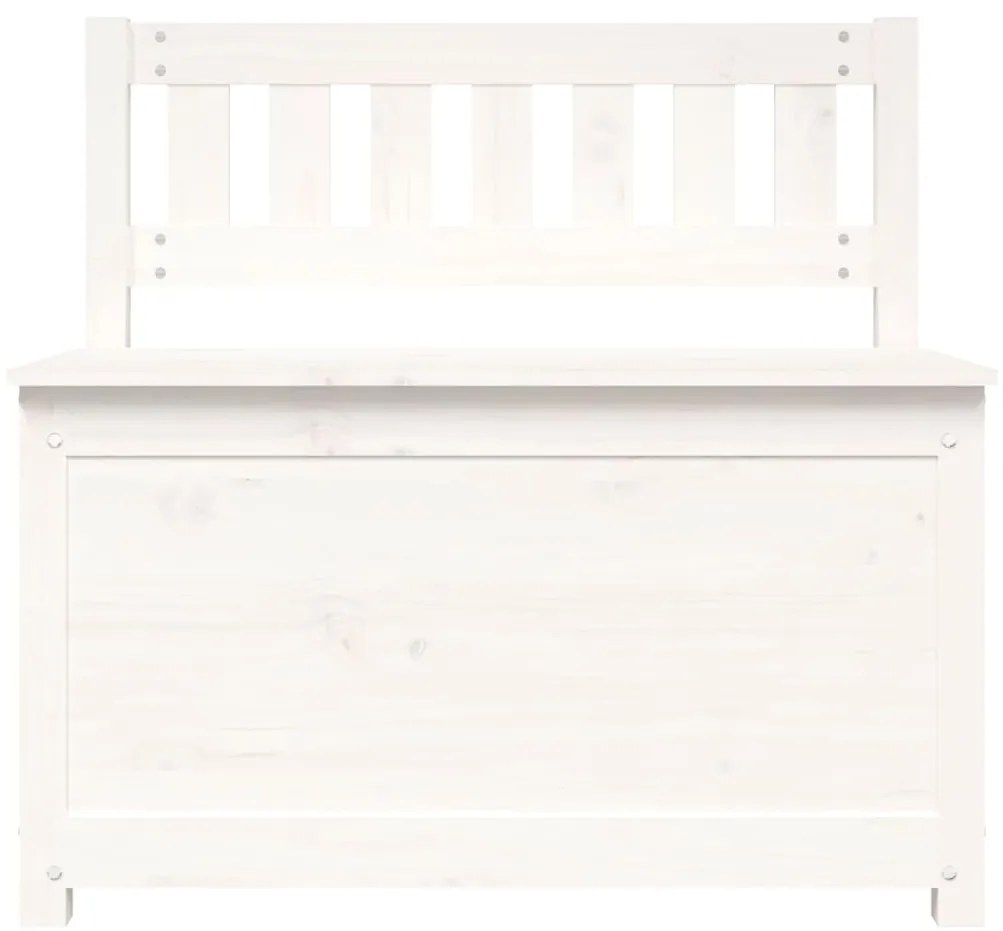 Banco 80x41x77 cm madeira de pinho maciça branco
