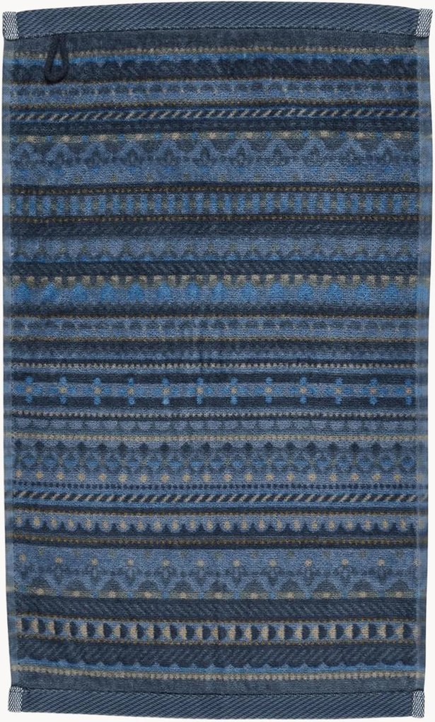 Toalha em veludo e algodão felpudo Geometric Print