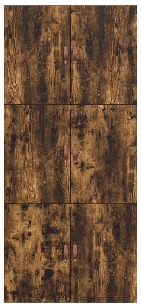 Camas com Arrumação vidaXL em Carvalho Fumado 75x190 cm