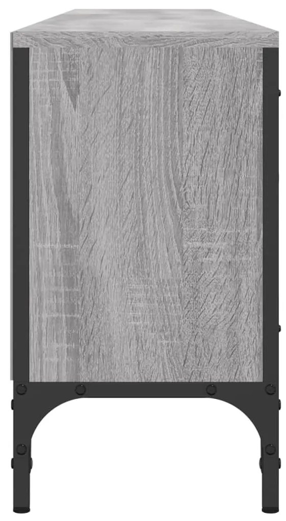 Móvel TV c/ gaveta 200x25x44 cm derivados madeira cinza sonoma