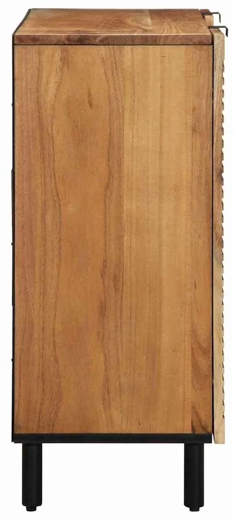 Sideboard vidaXL 90x33x75 cm Madeira Sólida de Acácia