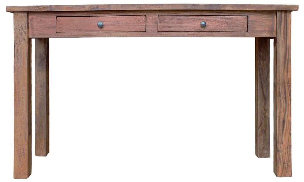 Mesa consola madeira de mogno maciça 123x42x75 cm
