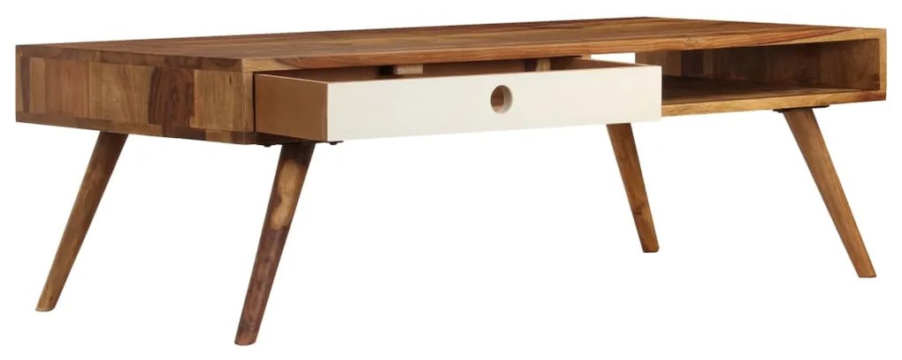 Mesa de centro 110x50x35 cm madeira de acácia maciça
