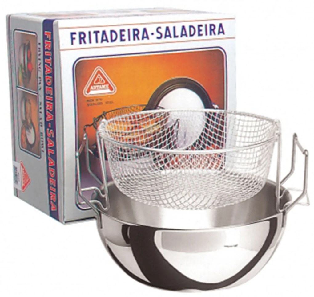 Fritadeira Cookware com Cesto + Tampa 2.8L 24X9cm