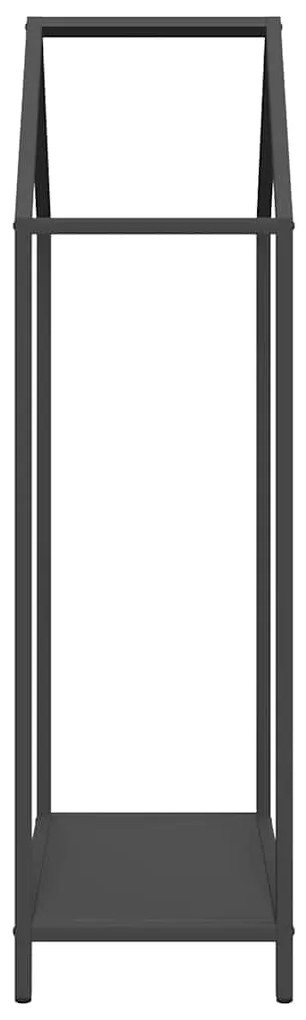Suporte para lenha 40x25x90 cm aço laminado a frio preto
