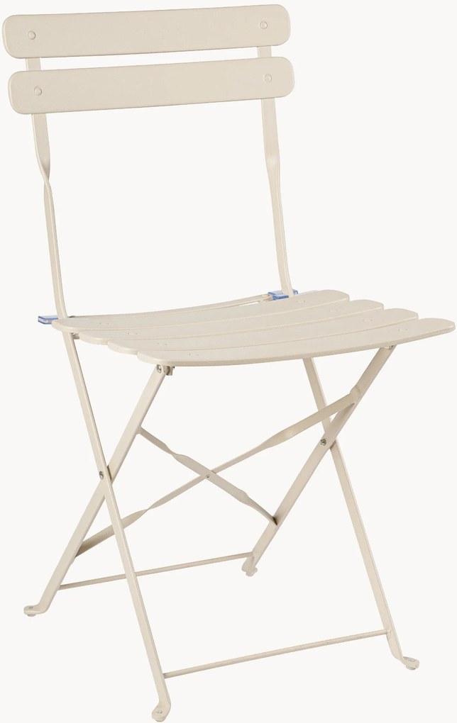 Cadeiras de exterior dobráveis Yasmin, conjunto de 2