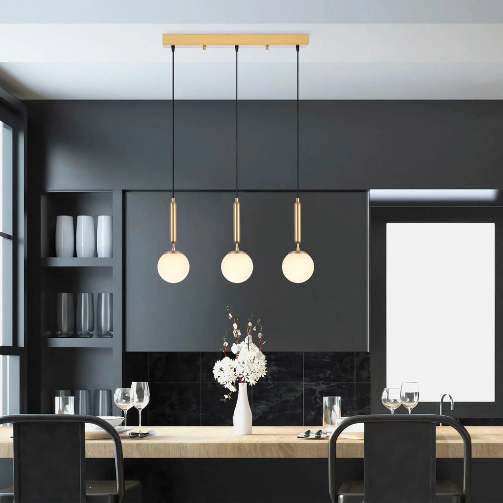 Candeeiro Chandelier King – Dourado Brilhante – 62 x 15 x 134 cm