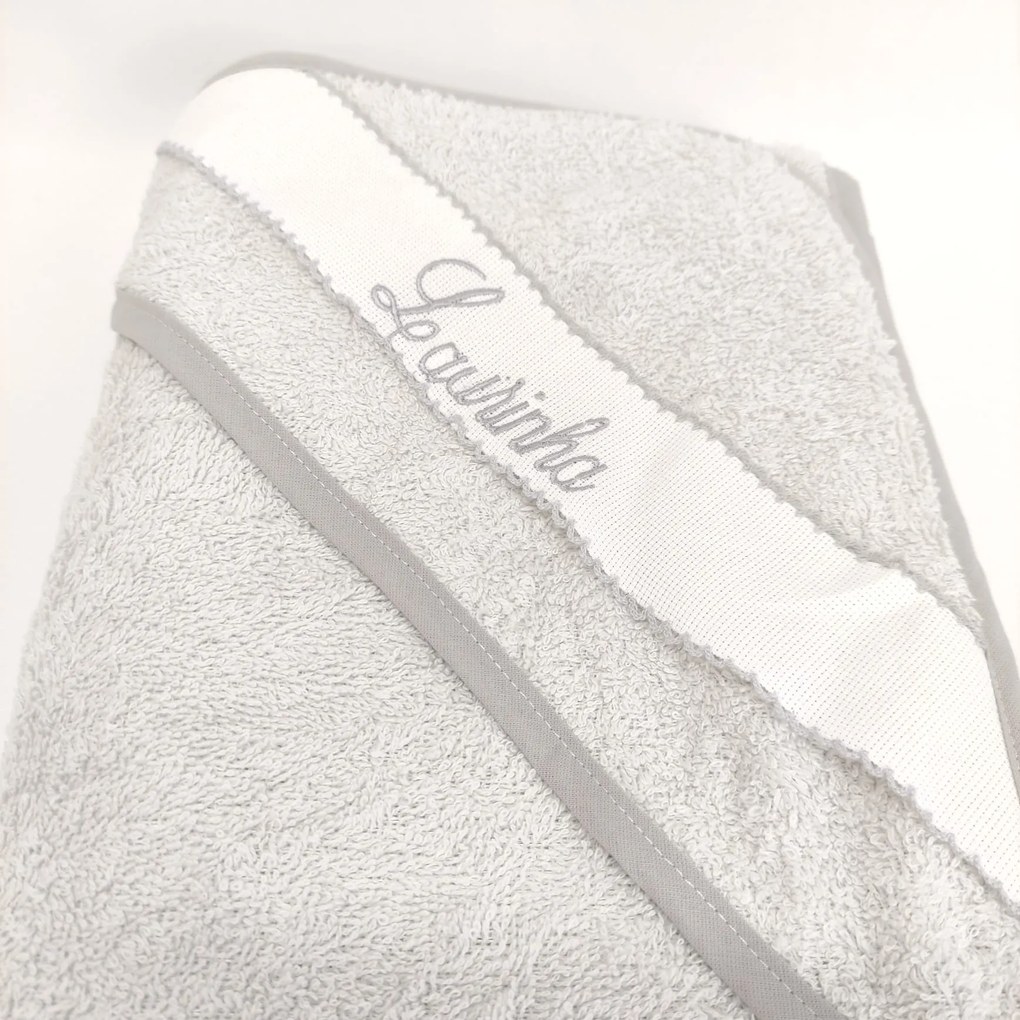 Toalha Banho Bebé Para Bordar Personalizada
