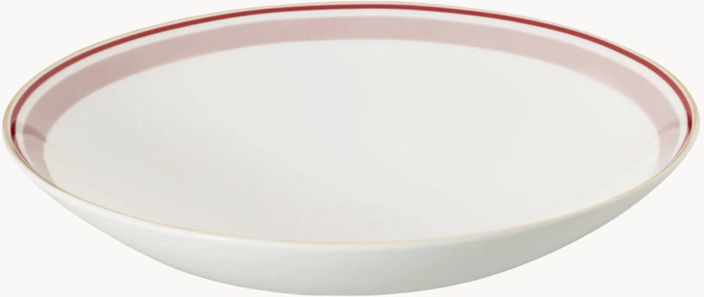 Taças de servir em porcelana fine bone china Capri, conjunto de 6